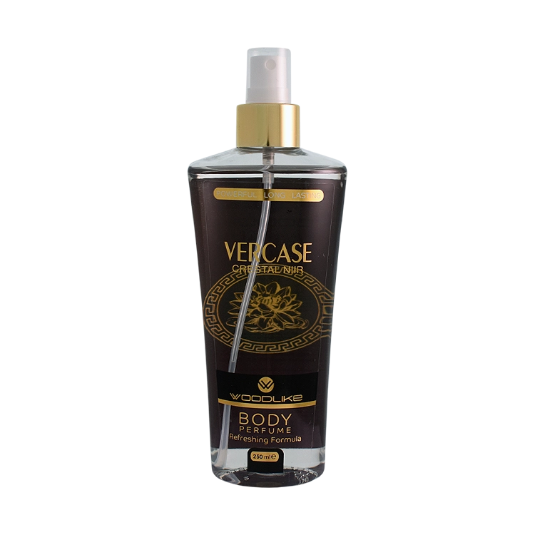بادی اسپلش زنانه وودلایک مدل Versace Crystal Noir حجم 250 میلی لیتر