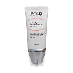 ژل ضد آفتاب بی رنگ ویتامین سی پرایم SPF50 حجم 40 میلی لیتر