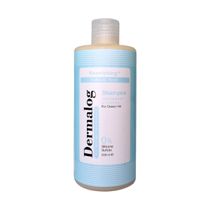 شامپو فاقد سولفات تقویت کننده و ضد شوره موهای چرب درمالوگ حجم 350 میلی لیتر