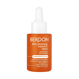 سرم ویتامین سی 20 درصد پوست های چرب و جوشدار بردون حجم 30 میلی لیتر