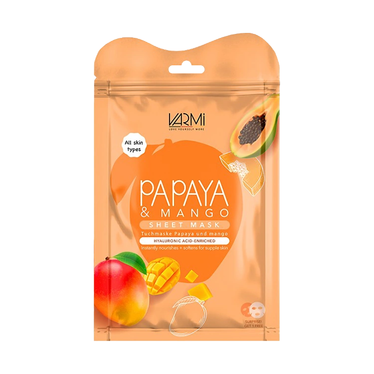 دبل ماسک صورت نقابی آبرسان پاپایا و انبه وارمی