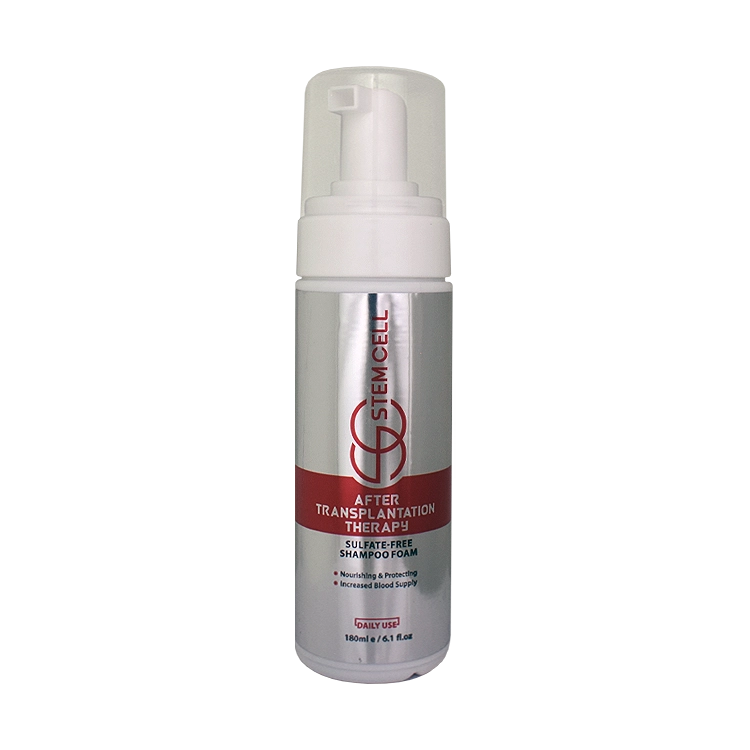 شامپو فوم شستشوی بعد از کاشت مو استم سل حجم 180 میلی لیتر