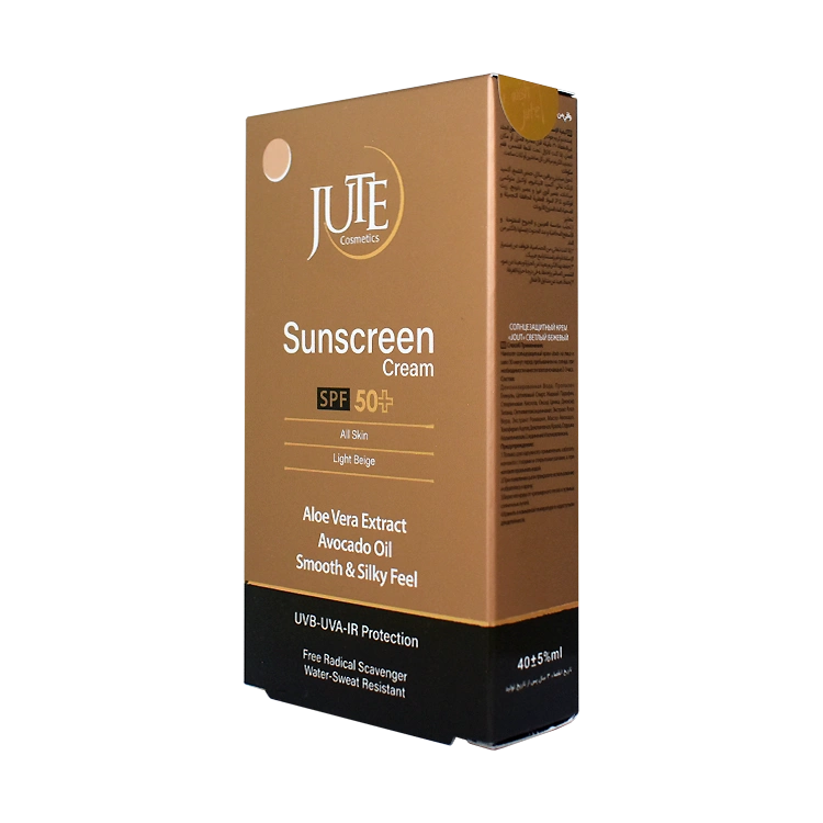 قیمت کرم ضد آفتاب بژ روشن انواع پوست ژوت SPF50 حجم 50 میلی لیتر