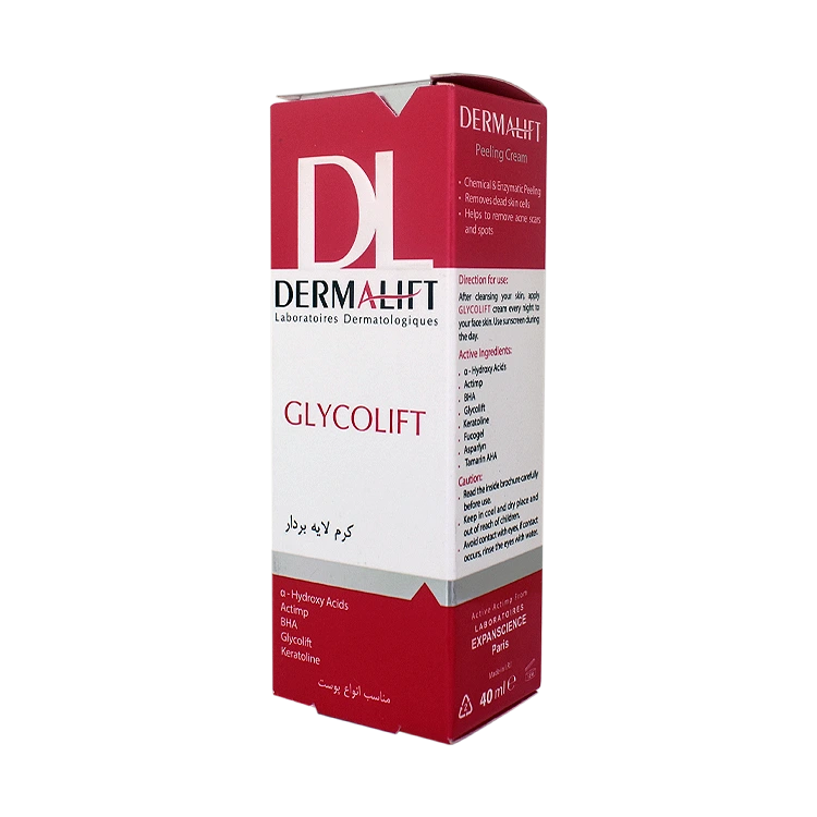 قیمت کرم لایه بردار گلیکولیفت درمالیفت حجم 40 میلی لیتر