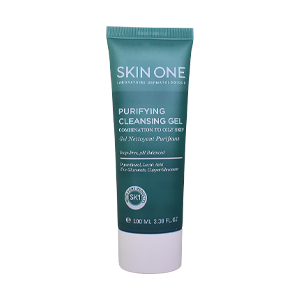 ژل شستشوی صورت پوست های مختلط تا چرب اسکین وان حجم 100 میلی لیتر