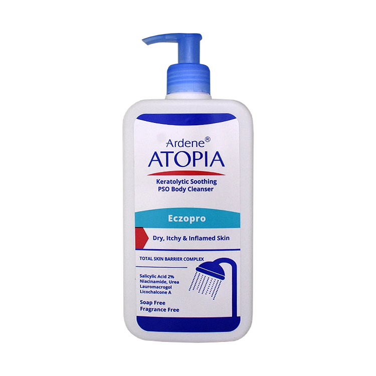 بالم شوینده بدن التیام بخش و لایه بردار اگزوپرو آردن آتوپیا حجم 500 میلی لیتر