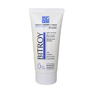 کرم آلفا هیدروکسی اسید 5 درصد و ویتامین سی بیتروی حجم 50 میلی لیتر