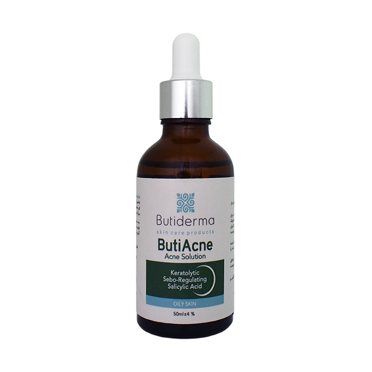 محلول ضد جوش و لایه بردار بیوتی درما حجم 50 میلی لیتر