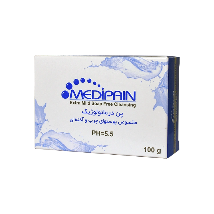 پن شوینده درماتولوژیک پوست های چرب و آکنه ای مدیپن وزن 100 گرم