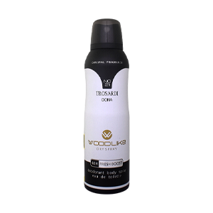 اسپری بدن زنانه وودلایک مدل Trosardi Dona حجم 200 میلی لیتر