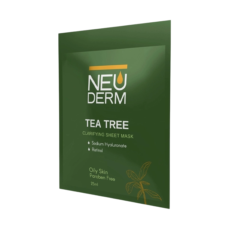 ماسک صورت عصاره درخت چای سبز نئودرم حجم 25 میلی لیتر
