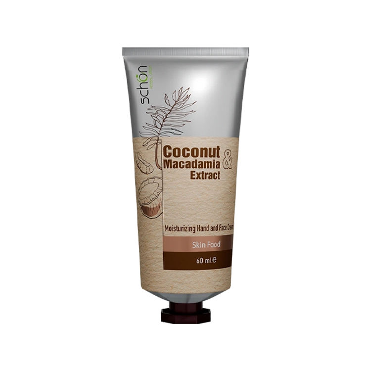 کرم مرطوب کننده دست و صورت نارگیل و ماکادمیا شون حجم 60 میلی لیتر