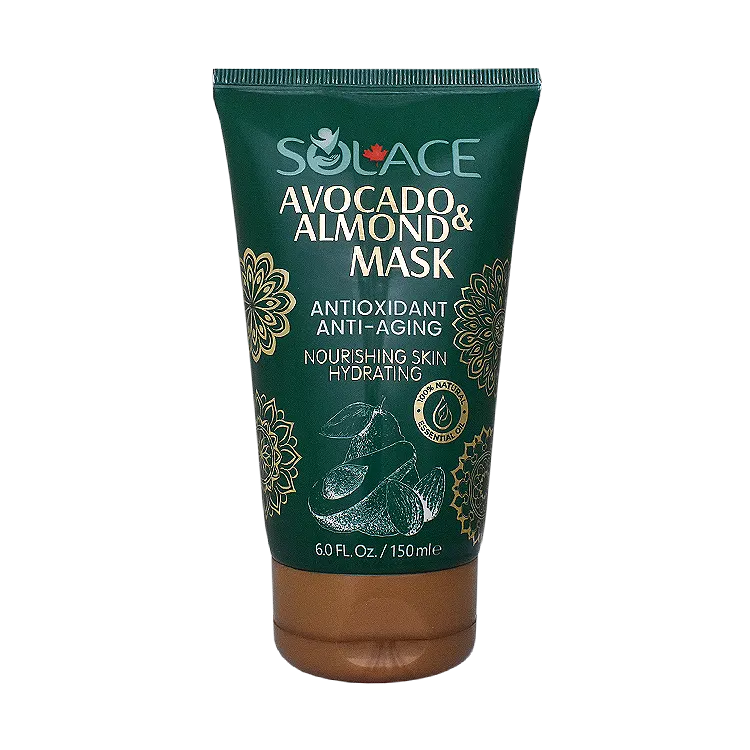 ماسک خاک رس ضد چروک روغن بادام و آووکادو سولس حجم 150 میلی لیتر