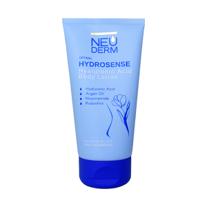 لوسیون بدن هیالورونیک اسید اپتیمال هیدروسنس نئودرم حجم 150 میلی لیتر
