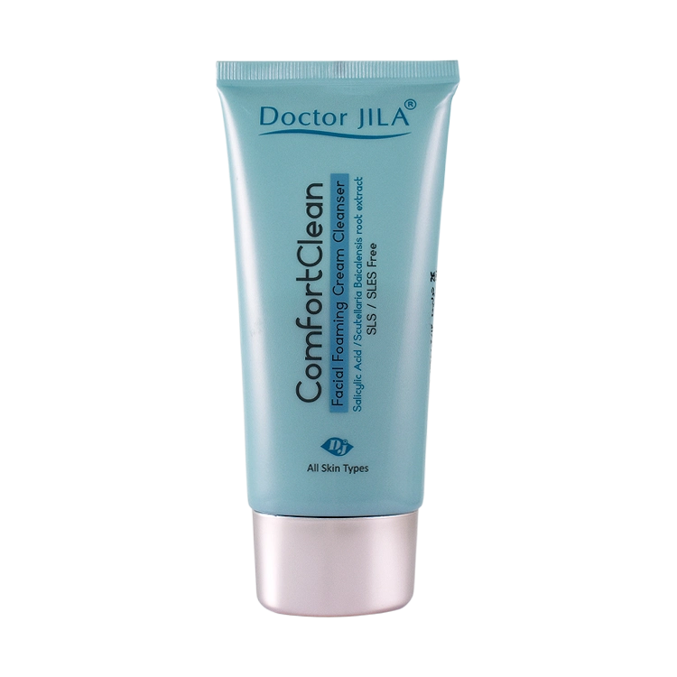 کرم فوم پاک کننده صورت کامفورت کلین دکتر ژیلا حجم 100 میلی لیتر
