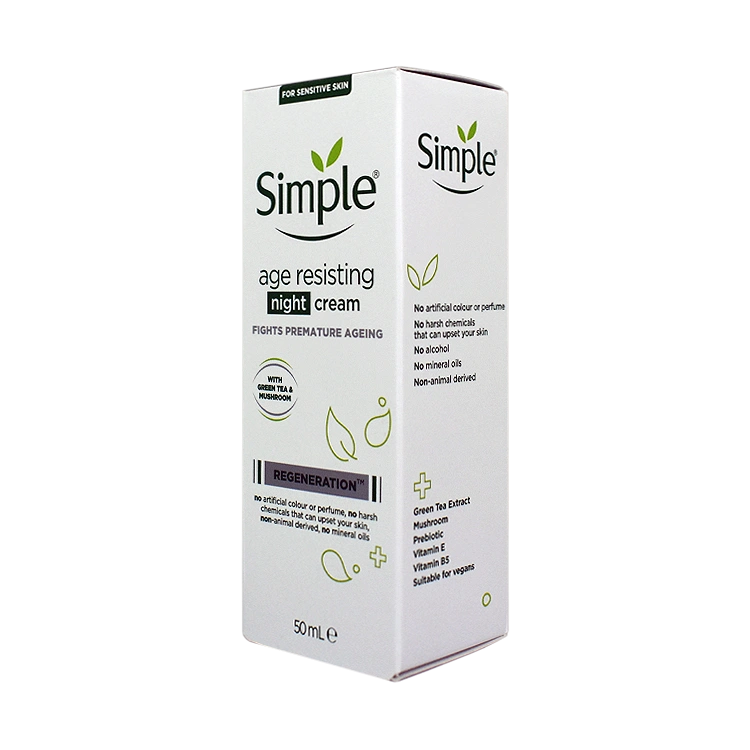 قیمت کرم شب ضد پیری سیمپل مدل Age Resisting حجم 50 میلی لیتر