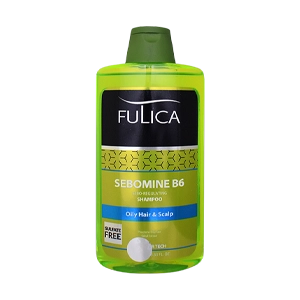 شامپو فاقد سولفات موهای چرب فولیکا مدل Sebomine B6 حجم 400 میلی لیتر