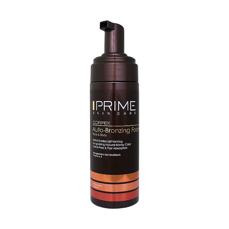 قیمت فوم برنزه کننده پوست پرایم حجم 150 میلی لیتر