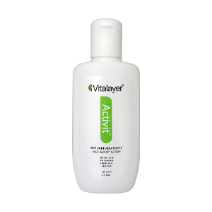 لوسیون ضد جوش و لایه بردار صورت و بدن اکتی ویت ویتالیر حجم 125 میلی لیتر