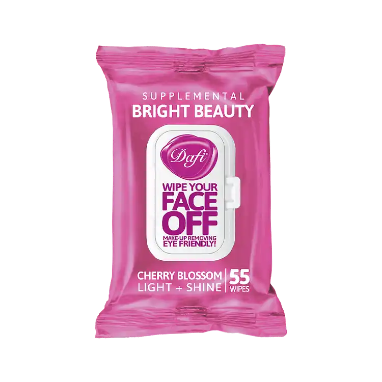 دستمال مرطوب پاک کننده آرایش دافی مدل Japanese Recipe بسته 55 عددی