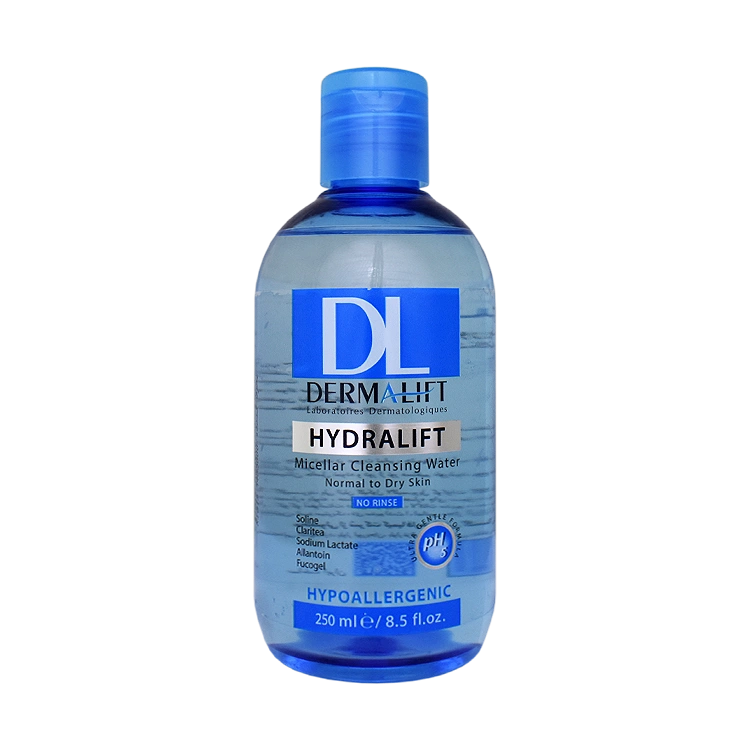 میسلار واتر پوست های خشک و معمولی هیدرالیفت درمالیفت حجم 250 میلی لیتر