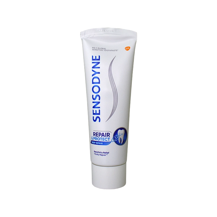 خمیر دندان ترمیم کننده سنسوداین مدل Repair and Protect حجم 75 میلی لیتر