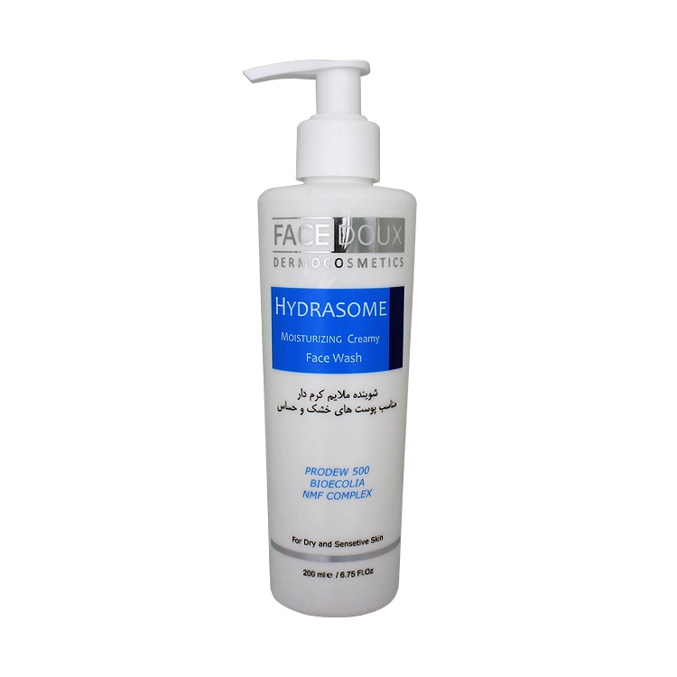 ژل شستشوی کرم دار پوست خشک هیدرازوم فیس دوکس حجم 200 میلی لیتر