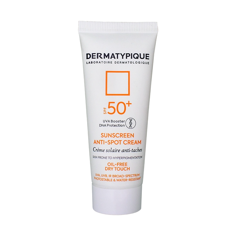 کرم ضد آفتاب ضد لک بی رنگ درماتیپیک SPF50 حجم 40 میلی لیتر