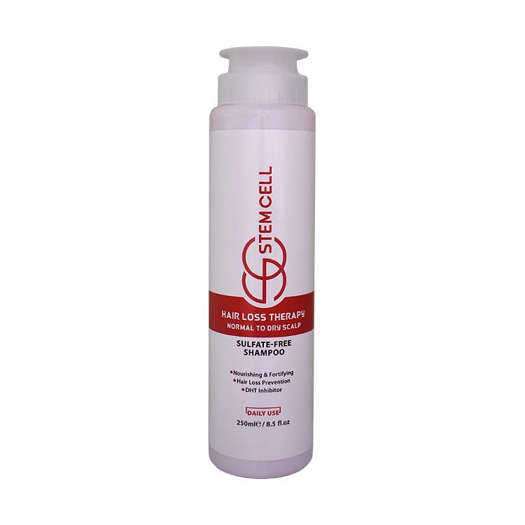 شامپو ضد ریزش فاقد سولفات موهای نرمال و خشک استم سل حجم 250 میلی لیتر