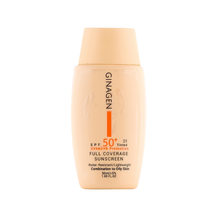 لیکویید ضد آفتاب بژ روشن پوست های چرب و مختلط ژیناژن SPF50 حجم 50 میلی لیتر