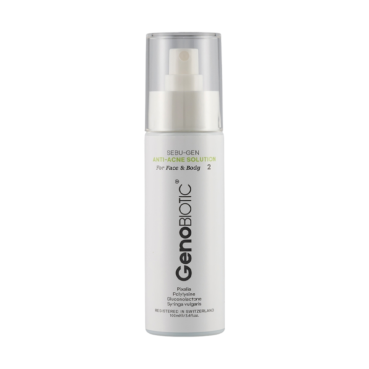 محلول ضد جوش صورت و بدن ژنوبایوتیک حجم 100 میلی لیتر