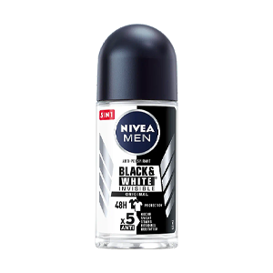 مام رول مردانه نیوآ مدل Invisible Black and White Original حجم 50 میلی لیتر