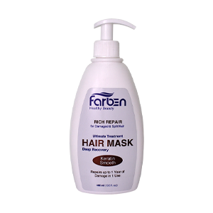 ماسک موهای آسیب دیده کراتین فاربن حجم 400 میلی لیتر