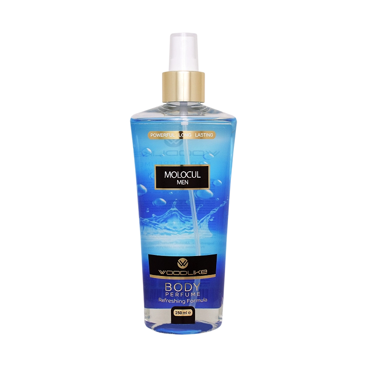 بادی اسپلش مردانه وودلایک مدل Molocul حجم 250 میلی لیتر