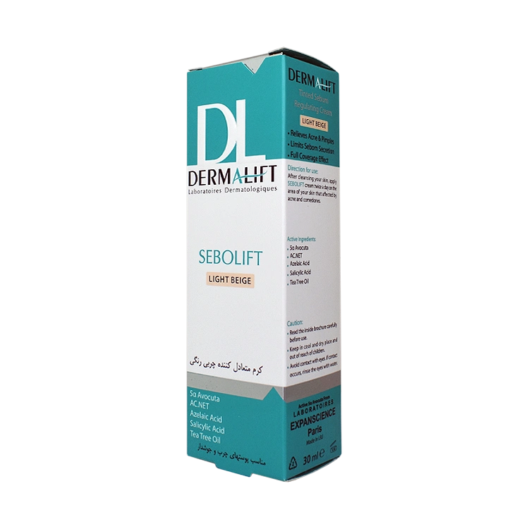 قیمت کرم ضد جوش رنگی بژ روشن سبولیفت درمالیفت حجم 30 میلی لیتر