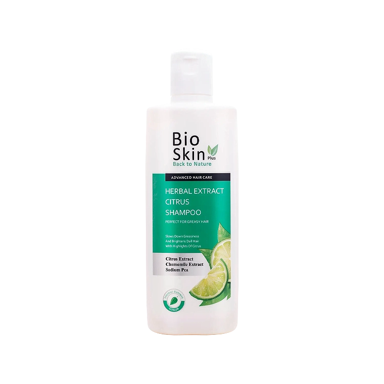 شامپو موهای چرب عصاره لیمو بایو اسکین حجم 200 میلی لیتر