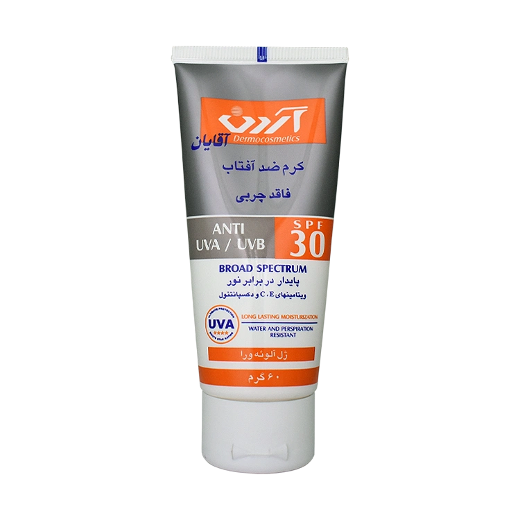خرید کرم ضد آفتاب فاقد چربی آقایان آردن SPF30 حجم 60 میلی لیتر