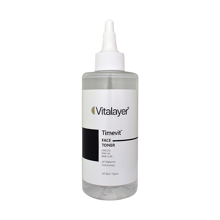 تونر پاک کننده لایه بردار تایم ویت ویتالیر حجم 200 میلی لیتر