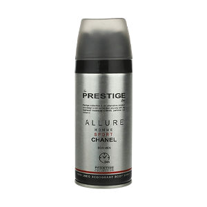 اسپری بدن مردانه پرستیژ مدل Allure Homme Sport حجم 150 میلی لیتر