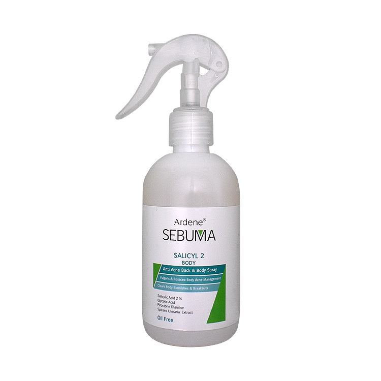 اسپری ضد جوش بدن آردن سبوما مدل Salicyl 2 حجم 250 میلی لیتر