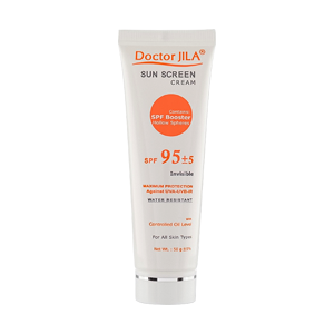 کرم ضد آفتاب بی رنگ انواع پوست دکتر ژیلا SPF95 حجم 50 میلی لیتر