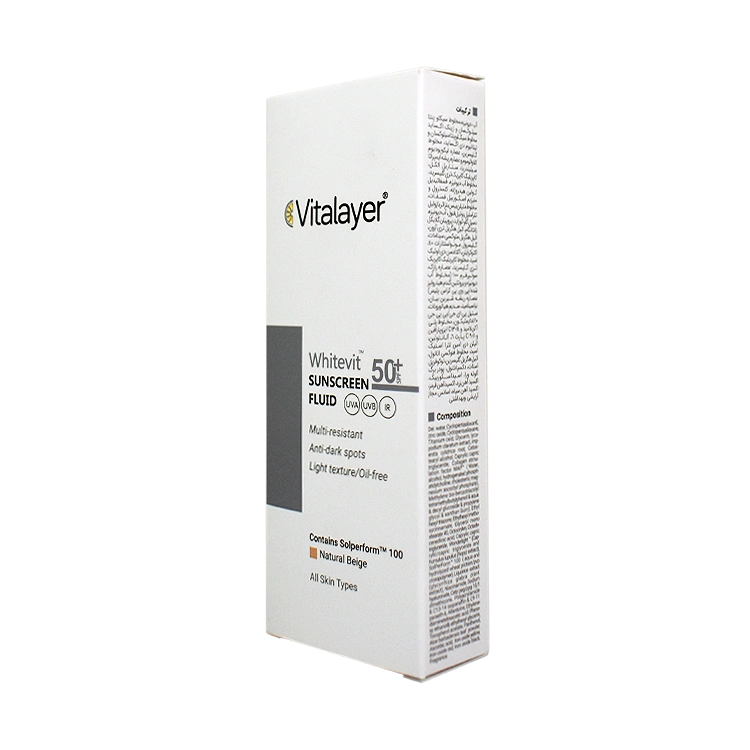 قیمت فلویید ضد آفتاب ضد لک بژ طبیعی وایت ویت ویتالیر SPF50 حجم 50 میلی لیتر