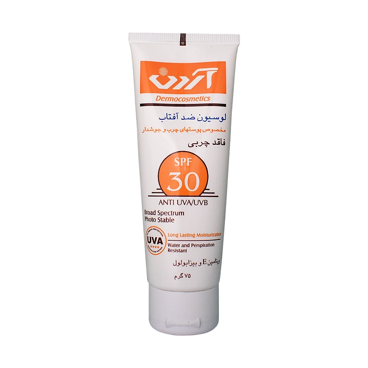 خرید لوسیون ضد آفتاب پوست چرب و جوش دار آردن SPF30 حجم 75 میلی لیتر