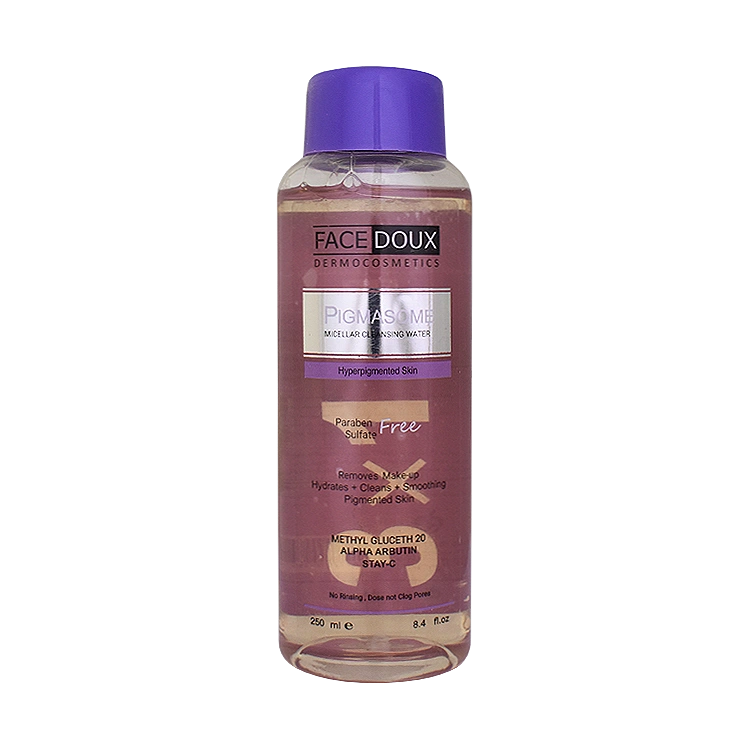 میسلار واتر ضد لک و روشن کننده پیگمازوم فیس دوکس حجم 250 میلی لیتر