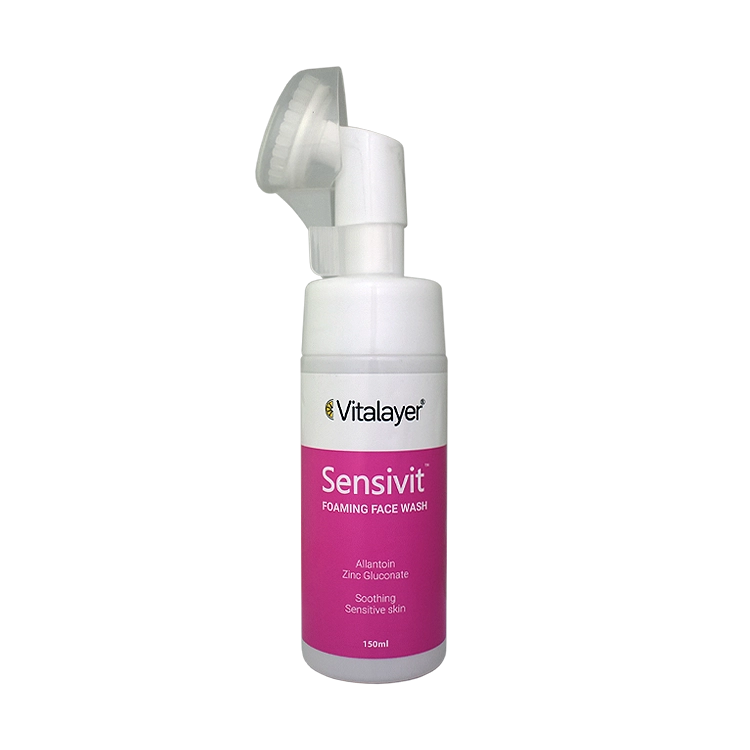 فوم شستشوی صورت پوست های حساس سنسی ویت ویتالیر حجم 150 میلی لیتر