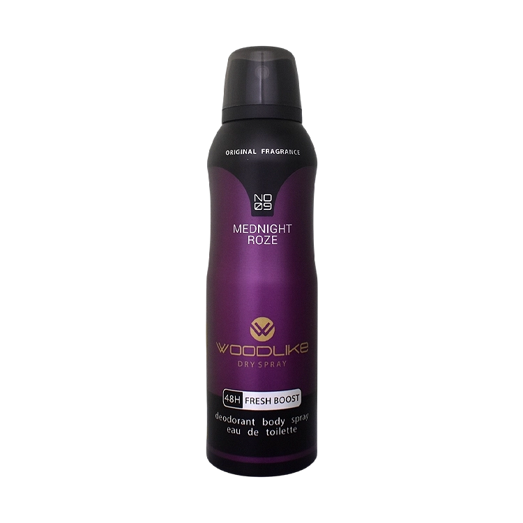 اسپری بدن زنانه وودلایک مدل Midnight Rose حجم 200 میلی لیتر