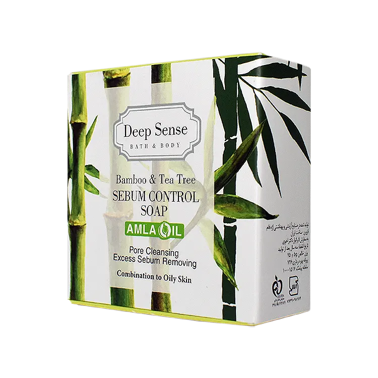 صابون پوست چرب درخت چای و بامبو دیپ سنس وزن 75 گرم