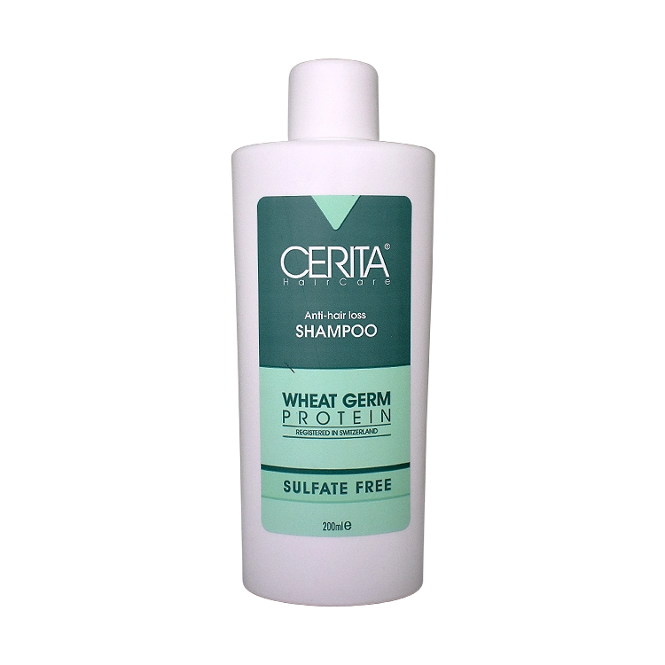 شامپو فاقد سولفات ضد ریزش جوانه گندم سریتا حجم 200 میلی لیتر