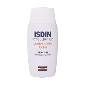 فلویید ضد آفتاب ضد لک رنگی اکتیو یونیفای ایزدین SPF50 حجم 50 میلی لیتر