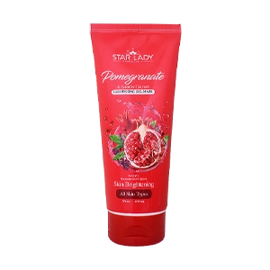 ژل ماسک روشن کننده عصاره انار و لیکوریس استار لیدی حجم 175 میلی لیتر